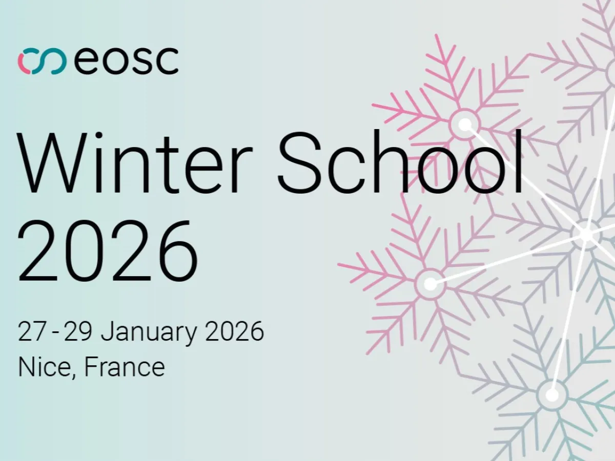 Hópelyhes EOSC Winter School meghívó