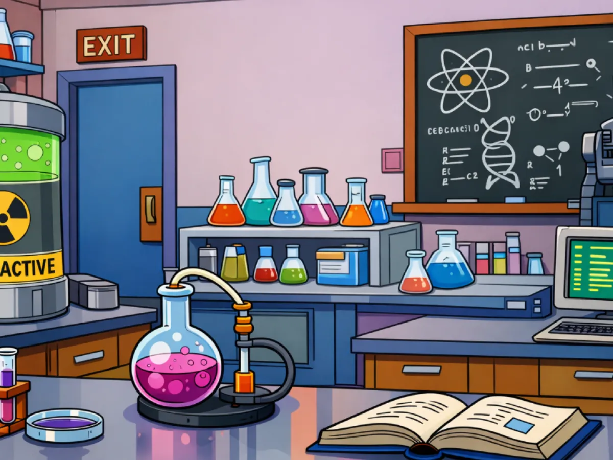 Rajzolt laboratórium