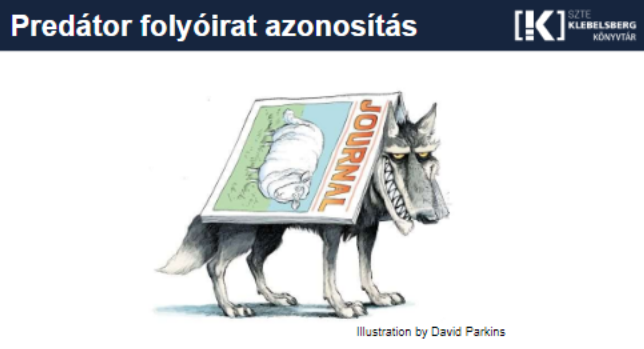 Farkas, a hátán egy folyóirattal